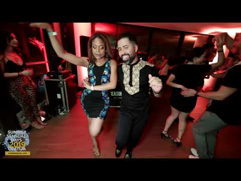 El Tiguere & Bianca - Bachata social dancing | Summer Sensual Days 2019 (Opatija)