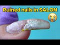 Ruined Nails in Salon - How to Fix it? Nail Extensions & Melodysusie Kit Review