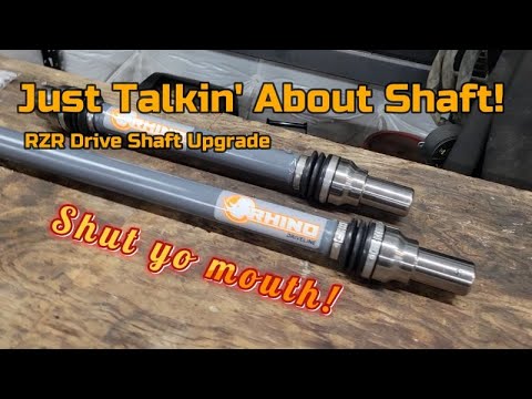 SATV Rhino CV Joint Drive Shaft Install on RZR XP1000