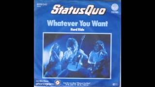 Status Quo Hard Ride (b side Whatever You Want single)