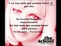 I don´t believe in love ( letra) - The School 