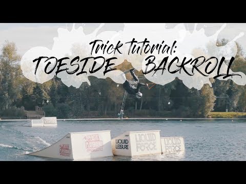 How to Toeside Backroll on a Wakeboard! Trick Tutorial Tuesdays! | The Peacock Brothers