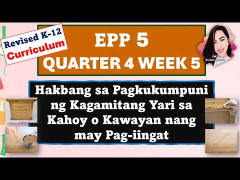 EPP 5 QUARTER 4 WEEK 5 MATATAG CURRICULUM #epp5quarter4week5