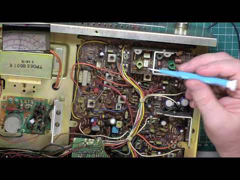 Harrier CBHQ CB27/81 UK FM CB radio base station - extensive repair