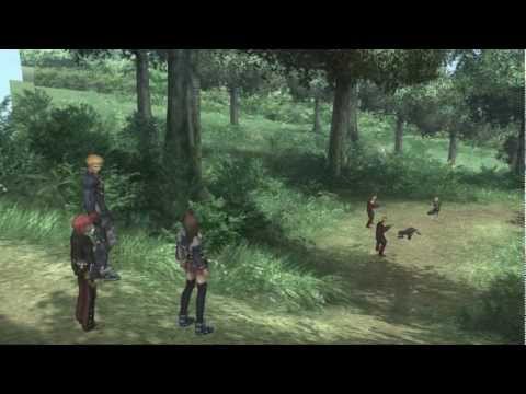Xenosaga III HD Cutscene 108 - Federation Soldier Under Attack (Forest) - JAPANESE - REGULAR MODE