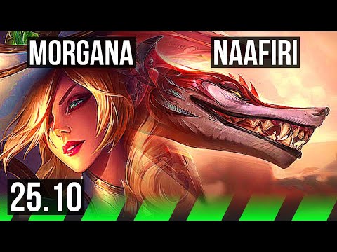 MORGANA vs NAAFIRI (JGL) | 8/0/3, Legendary, 800+ games | KR Master | 25.10