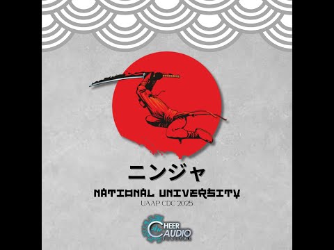 National University - 2025 UAAP Cheerdance Competition Cheer Music (With Drums)