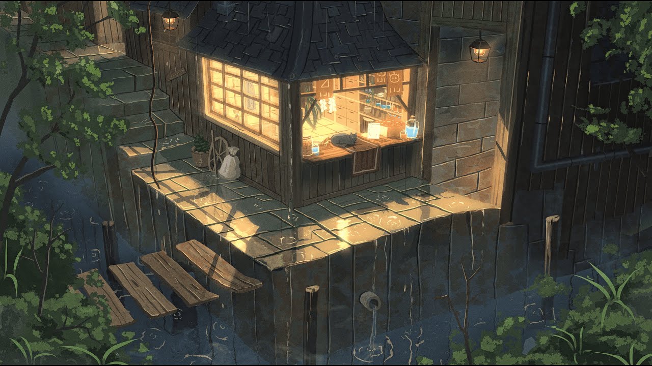 🌧️ Cozy Rainy Night Lofi | Chill Beats to Warm Your Soul 🔥🐈 (24/7 Live)