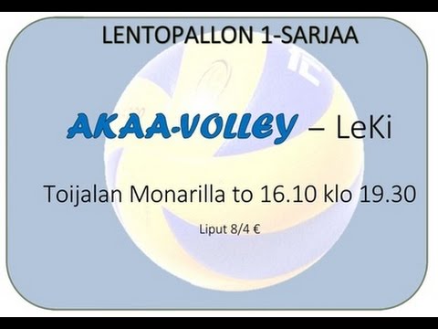 16.10.2014 A-Volley - LeKi 1-sarja