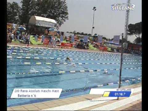 Serie 6 dei 200 Rana  Assoluti Maschi Master - 11 Memorial Andrea Bettiol
