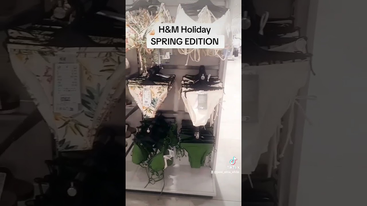 H&M SPRING 2024 SWIMWEAR HOLIDAY EDITION #hm #fashion  #fashionstyle #springholiday #spring2024