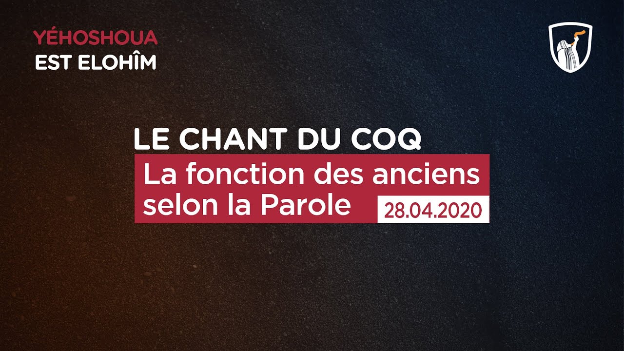 Thumbnail of video: La fonction des anciens selon la Parole