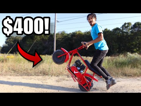 Testing The Viral FRP Mini Bike!