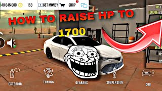 How to raise hp to 1700 on any car in car parking multiplayer NO GG OR HACK