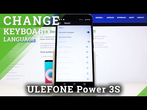 How to Change Keyboard Language in ULEFONE Power 3S – Find Keyboard Language Settings