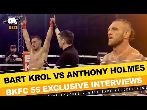 Bart Krol's Undefeated Triumph: Outlasting Anthony Holmes at BKFC 55!