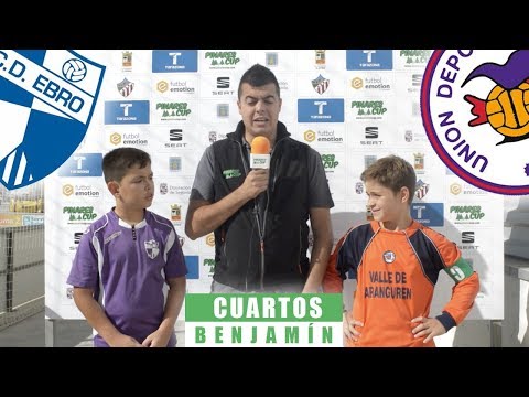 POST/ CD Ebro 1 - 1 (3-2 Penaltis) UD Mutilvera / Benjamín / 1/4 Final