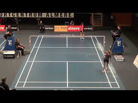 2017 NK Badminton - WS QF - Xandra Stelling vs. Manon Sibbald