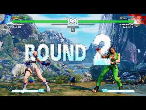 SFV~ Cammy (GamerBee) vs. Laura (Humanbomb) HD 2