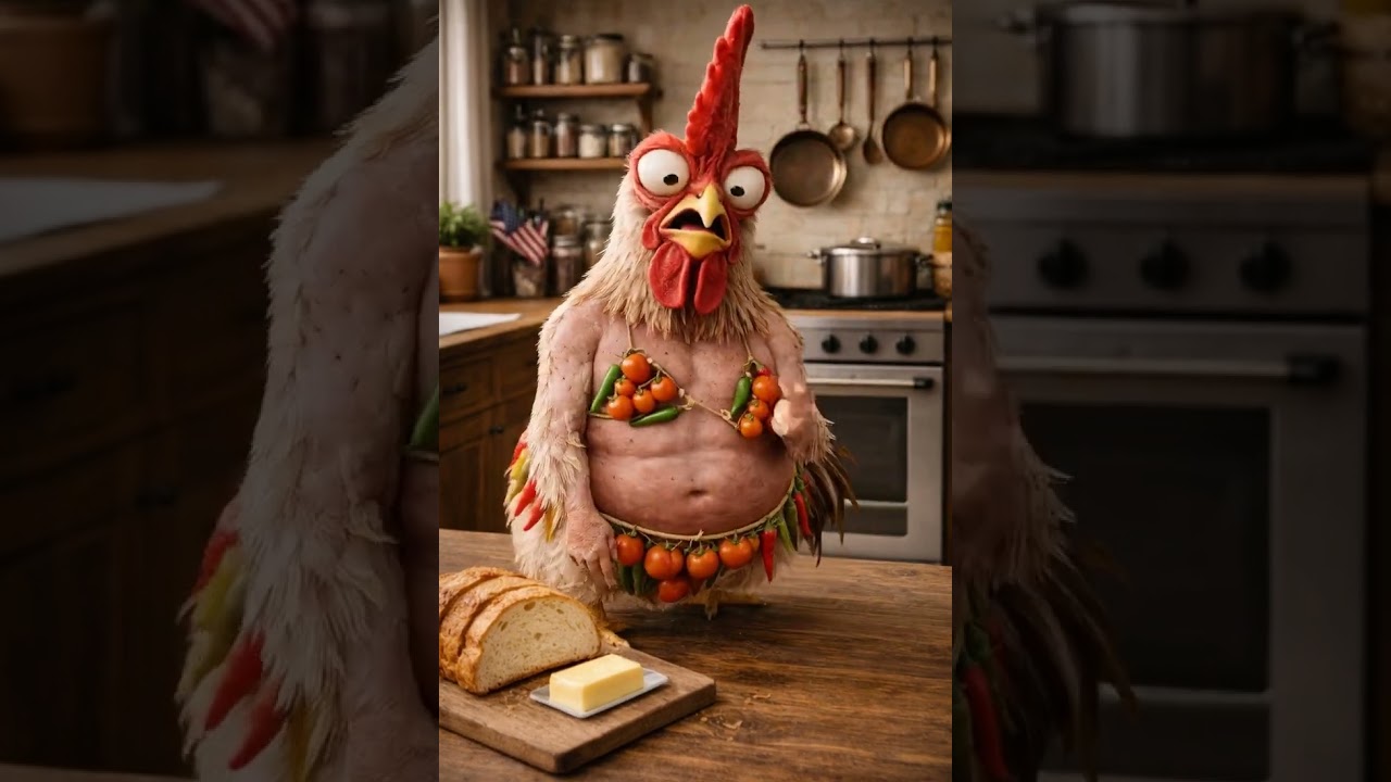 The sadness of Chicken #ai #aibaby #babydance #chickendance #dance #shorts