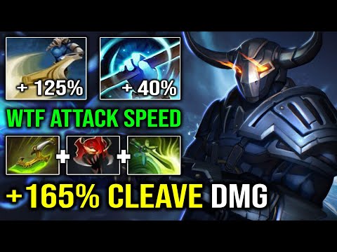 WTF +165% CLEAVE DMG Full Agility Butterfly Sven Instant 1 Shot with Insane 929 GPM Dota 2