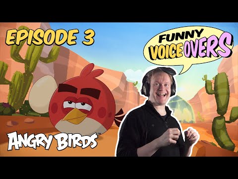Angry Birds Funny Voiceovers | The Great Eggscape with Antti LJ