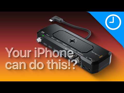 Your iPhone can do THIS?!! (Blackmagic ProDock)