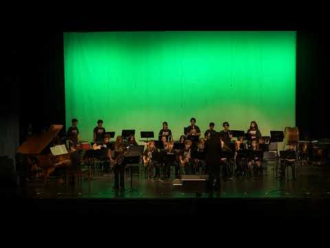 John Muir Middle School Mustang Jazz Band Performs "Goodbye Porkpie Hat." Spring Concert, 5/08/2024