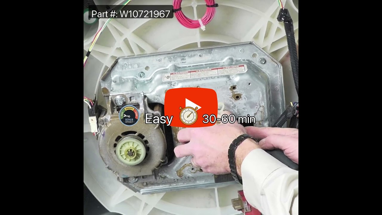 Replacing the Washer Drive Pulley