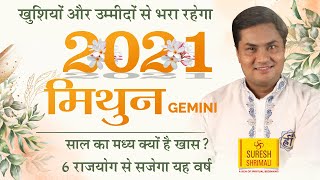 मिथुन राशि 2021 राशिफल | Mithun Rashi 2021 Rashifal in Hindi | Gemini horoscope 2021|Suresh Shrimali