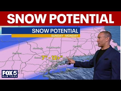 NYC snowstorm forecast