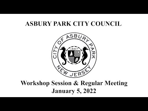 Asbury Park City Council Meeting - January 5, 2022