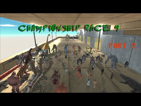 CHAMPIONSHIP RACE 4 PART 2 - Animal Revolt Battle Simulator