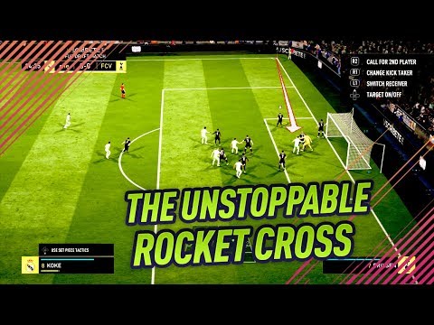 FIFA 18 THE ROCKET CROSS - NEW UNSTOPPABLE CORNER KICK TUTORIAL - DEADLY FUT CHAMPIONS TRICK