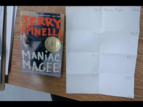 Maniac Magee Doodle Sheet