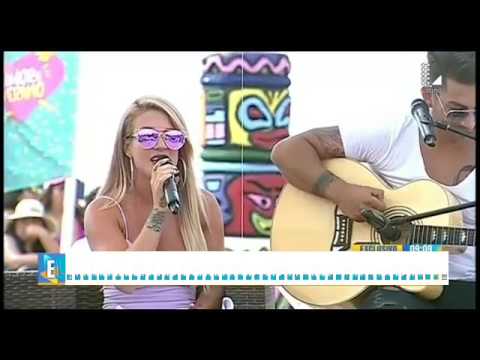 Leslie Shaw y Dúo Idéntico cantando en Amor de Verano [Voz y música en vivo]