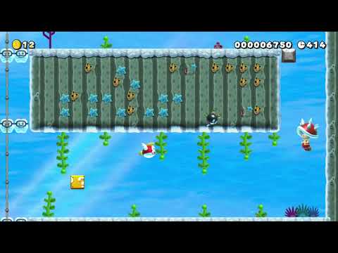 The Deep Seas of Mario by Simoveh - Super Mario Maker 2 - No Commentary 1cb 022020
