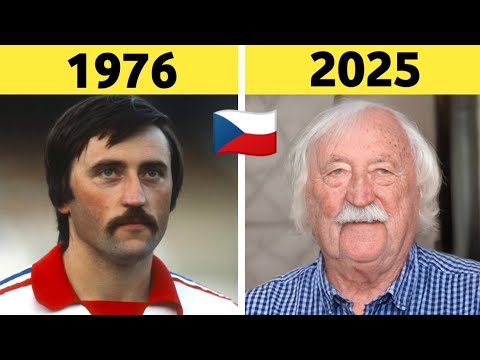 🇨🇿 Czechoslovakia EURO 1976 Squad ⚽ Then & Now | Football Legends