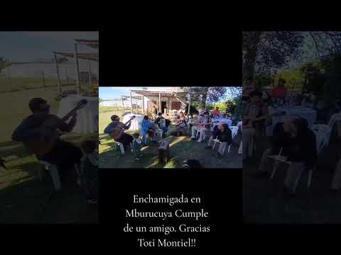 Gente de Ley de Ernesto Montiel por Los Paiubreros junto Toti Montiel en Mburucuya Corrientes