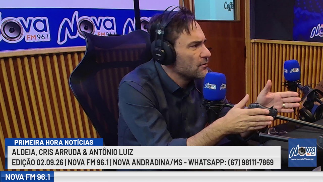 Hoje entrevistamos o prefeito Leandro Fedossi ao vivo no Primeira Hora Noticias 