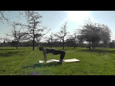 Yoga Flow Vierfüßler Sitz Rückenlage mit Katja