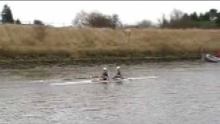 preview picture of video 'junior GB Rowing trials at Boston rowing club 4'