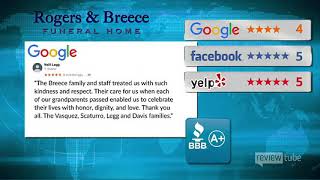 Rogers & Breece Funeral Home Review Round Up