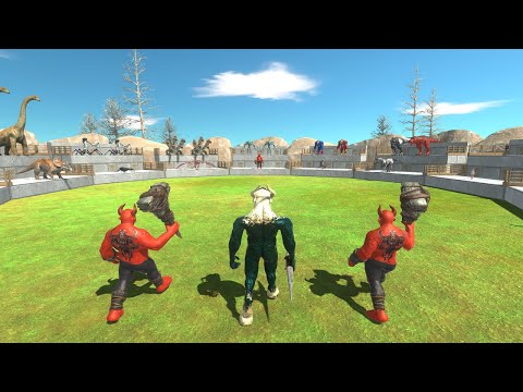 2× Ogre Lord With Kozarog The Demon  VS  2× Boss With 3rd Boss - Animal Revolt Battle Simulator