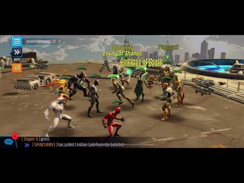 Full Symbiote Team (430k) vs Gold Rush Challenge Tier 14