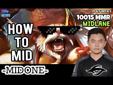 Midone Brewmaster - How To MID | Dota 2 Gameplay Patch 7.07 Dueling Fates