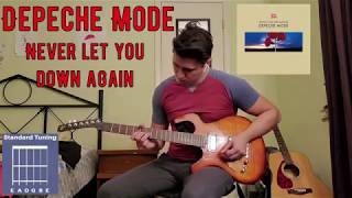 Depeche Mode Never Let Me Down Again Guitar Lesson With Tabs
