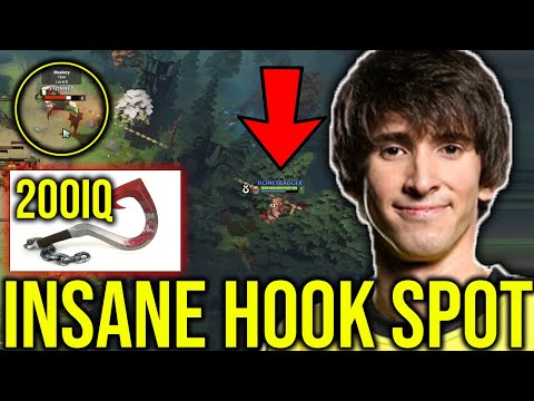 Best Position Hook from the Legendary -- Dendi Back to Pos1 Pudge!!!