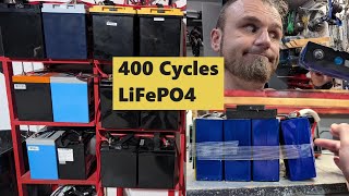 Who makes The best LiFePo4 Batteries TEST after 400 Cycles of charge Chins Litime Lipuls Chitoli +3