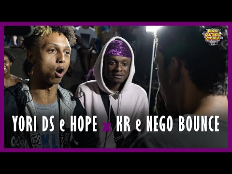 KR e NEGO BOUNCE X HOPE e YORI DS - 2ª FASE - Roda Cultural da Rocinha: 144ª EDIÇÃO